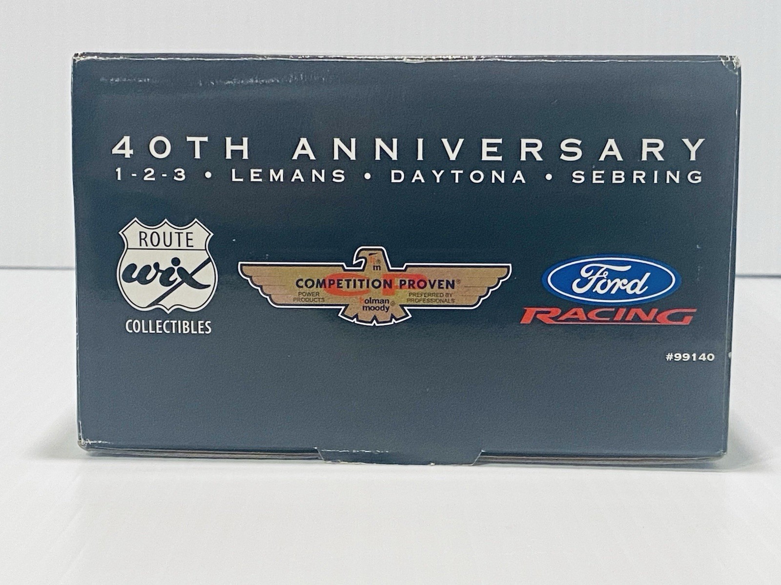Wix 1966 Ford GT40 + Box & COA +5 Am. Diorama Race Day Figures + Custom Display