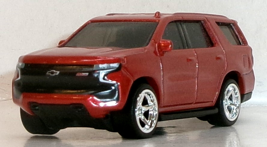 LOOSE 2026 MATCHBOX 1:64 DARK RED 2023 CHEVY TAHOE Z71 WHEEL SWAP REAL RIDERS