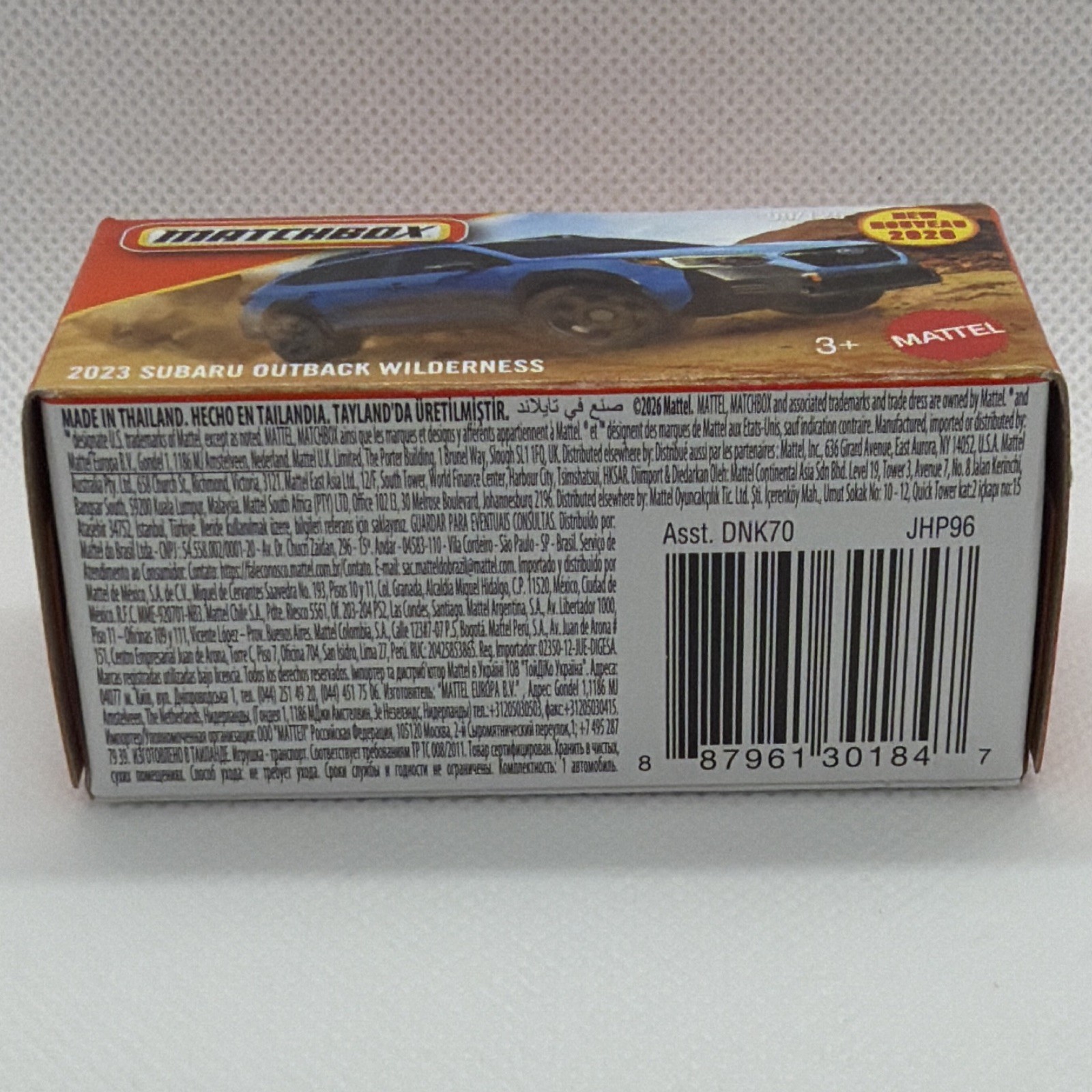 Matchbox 1/64 2023 Subaru Outback Wilderness Blue Diecast Car Unopened Box
