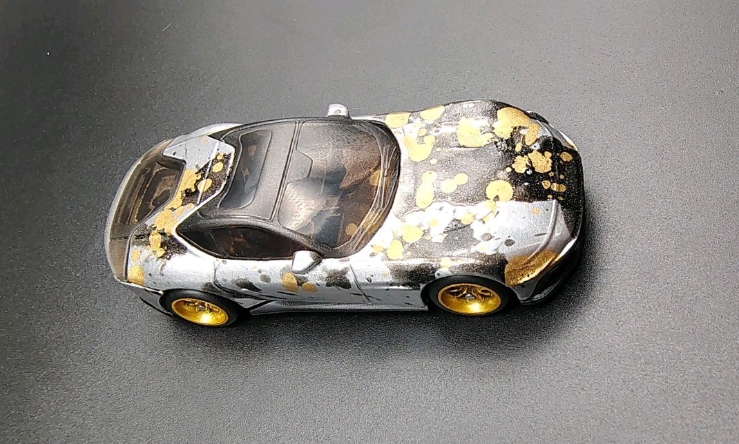 *Custom Hot Wheels* Ferrari 12Cilindri “Artsy Silverian” By NoScalpCustoms