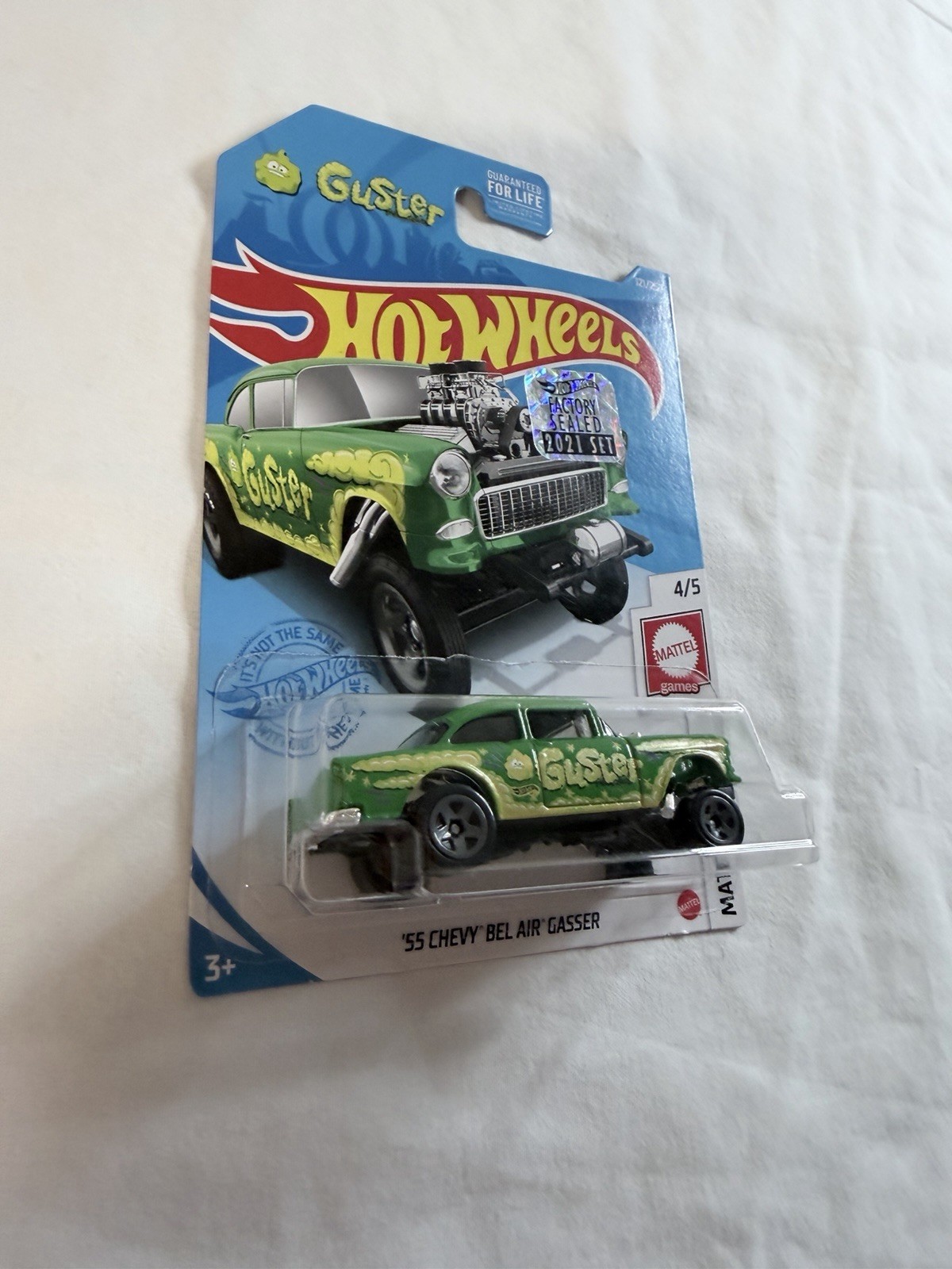 Hot Wheels Factory Sealed Mattel Games ‘55 Chevy Bel Air Gasser 4/5