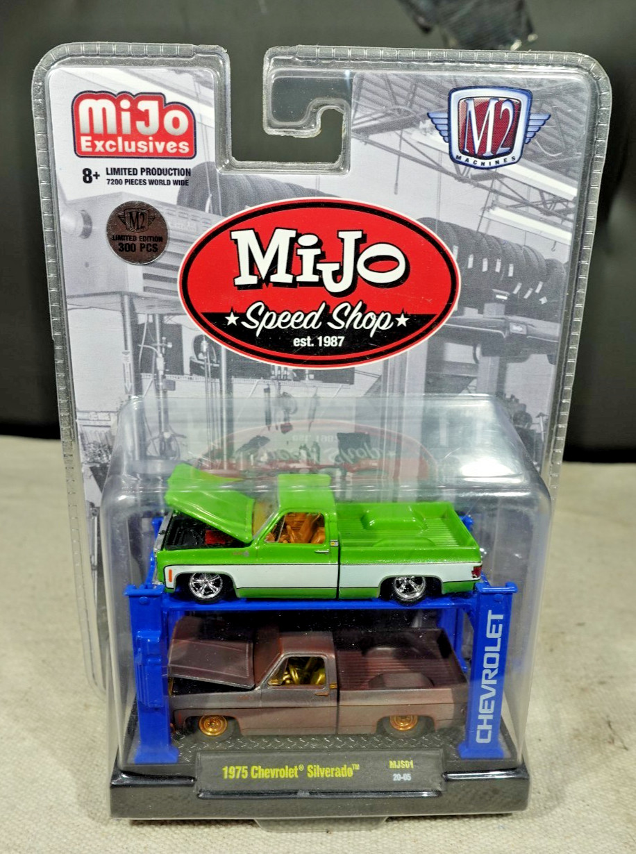 M2 Machines MiJo Speed Shop 1975 Chevrolet Silverado CHASE 1/300 1/64