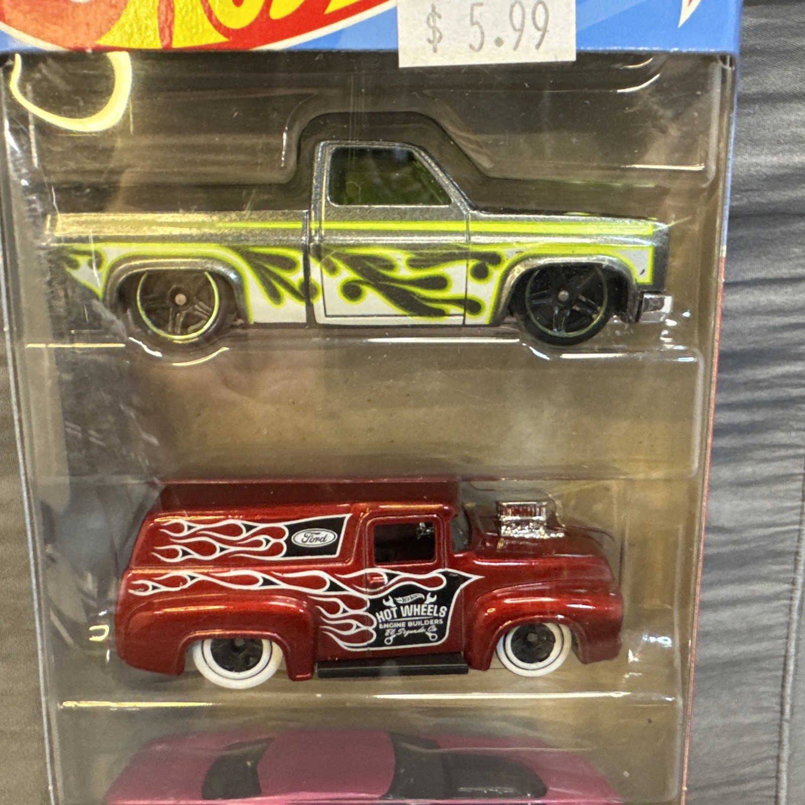 Hot Wheels HW Flames 5 Pack NIB