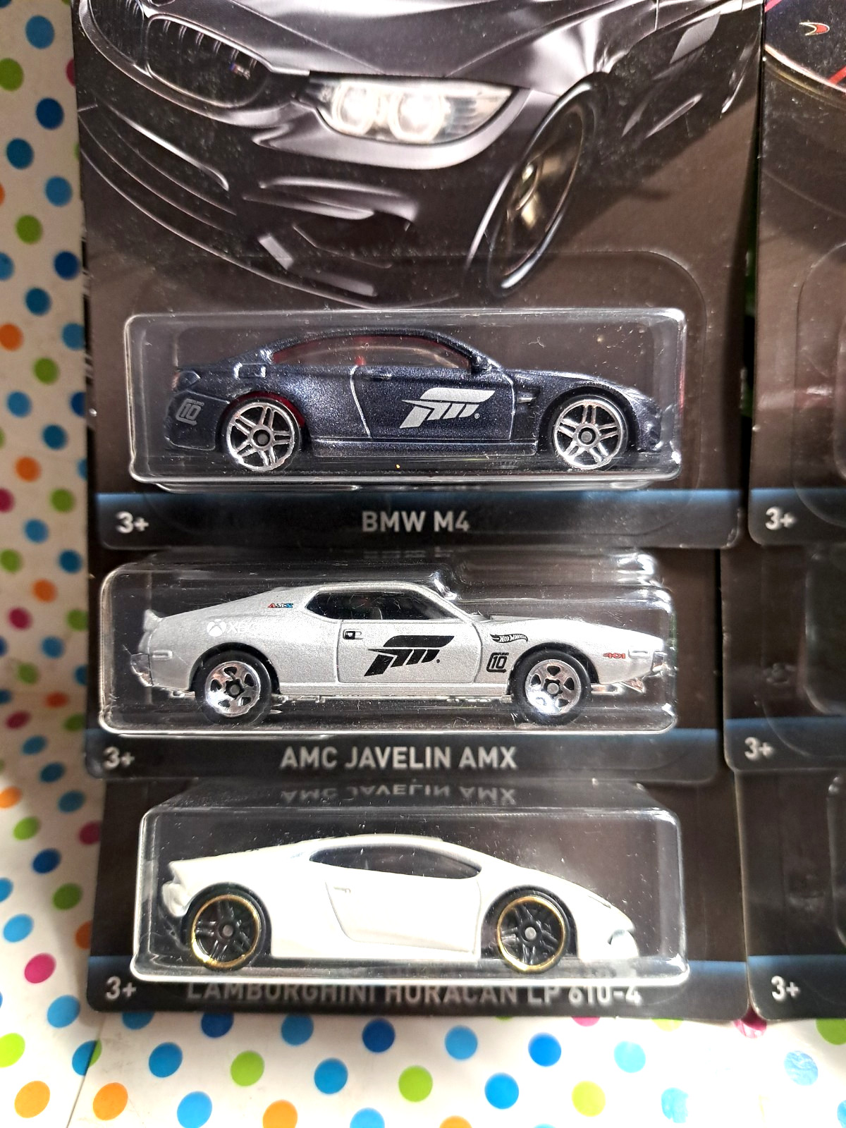 HOT WHEELS 2017 FORZA MOTORSPORT SET OF 6 CARS NEW