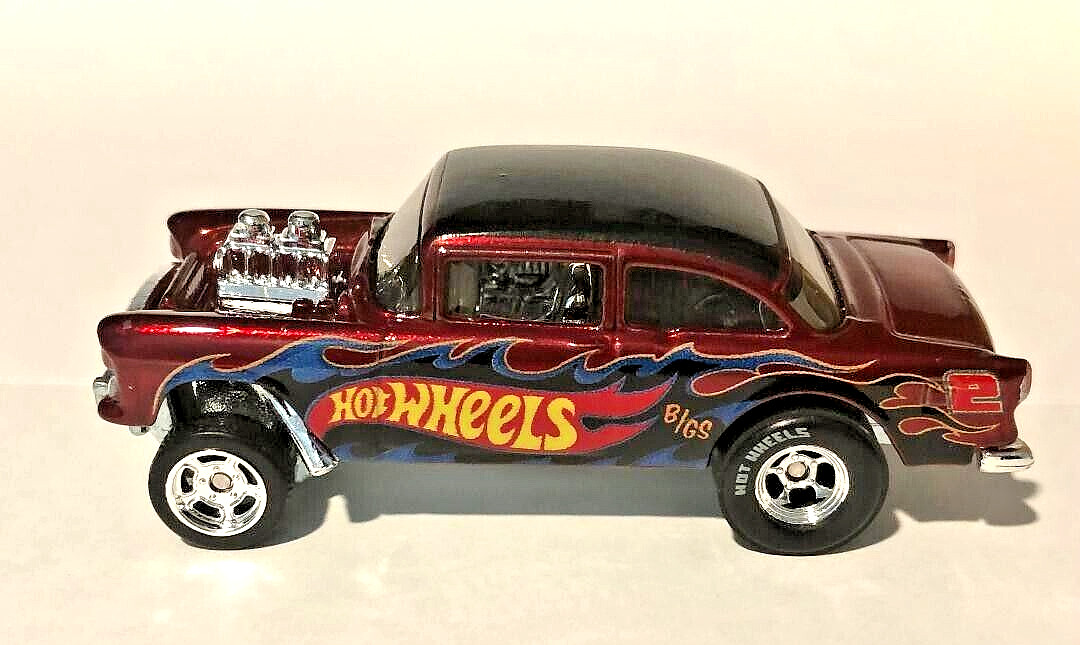 Hot Wheels 50th Anniversary 55 Chevy Bel Air GASSER 1955 NHRA Blown Chevy