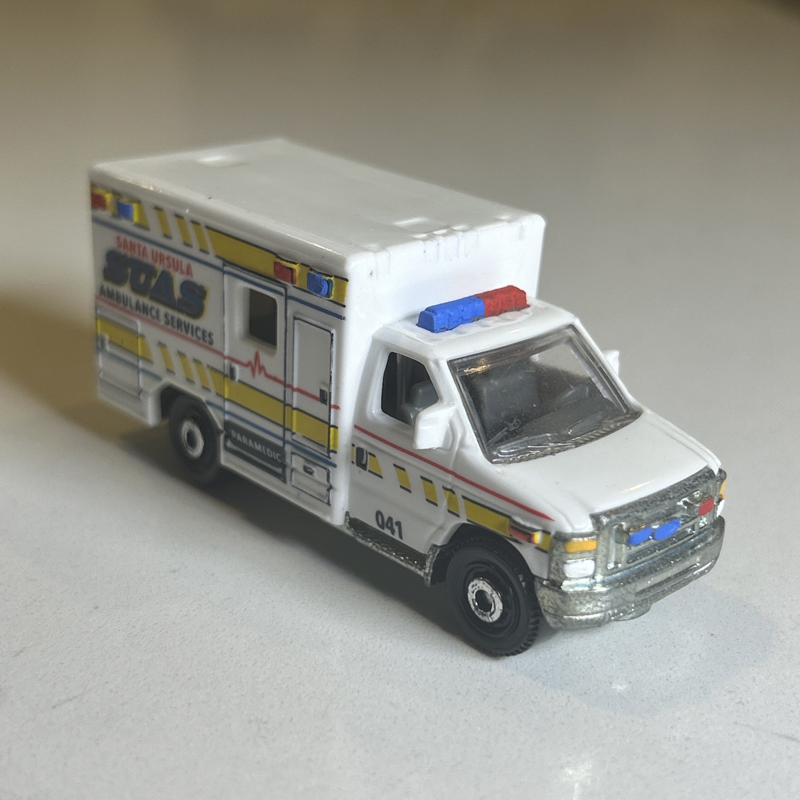 Custom Matchbox 2009 Ford E-350 Ambulance- SUAS Ambulance Services
