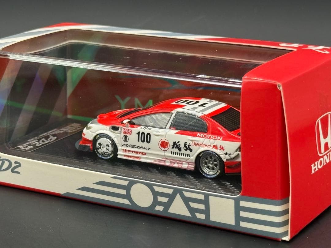 YM Model 1:64 Honda Civic FD2 Idemitsu