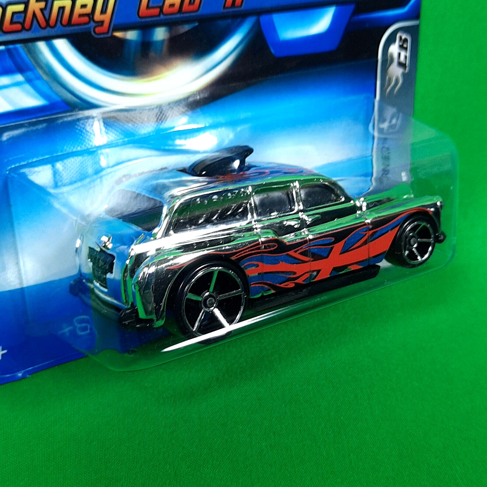 2006 Hot Wheels #068 Cockney Cab II Chrome Burnerz #3/5 OH5