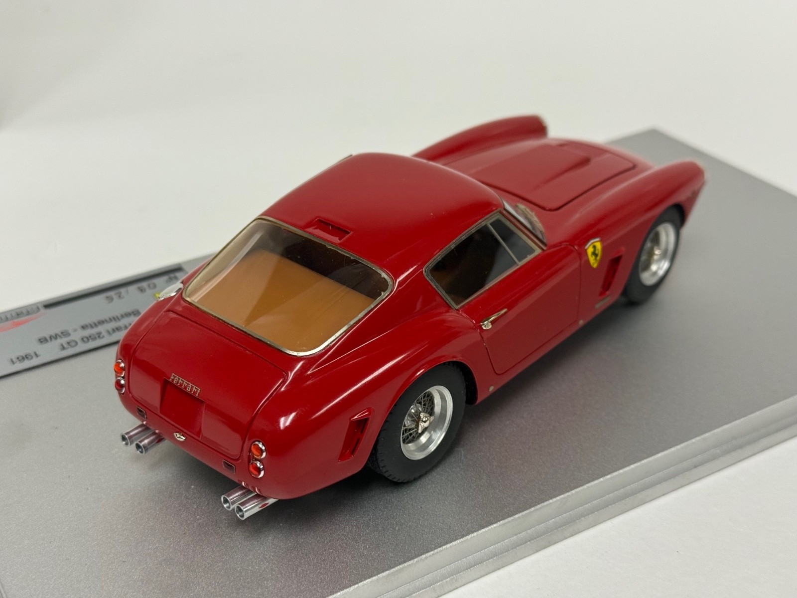 1/24 Tecnomodel Ferrari 250 GT Lusso SWB in Rosso Corsa red 25 pieces ABG169
