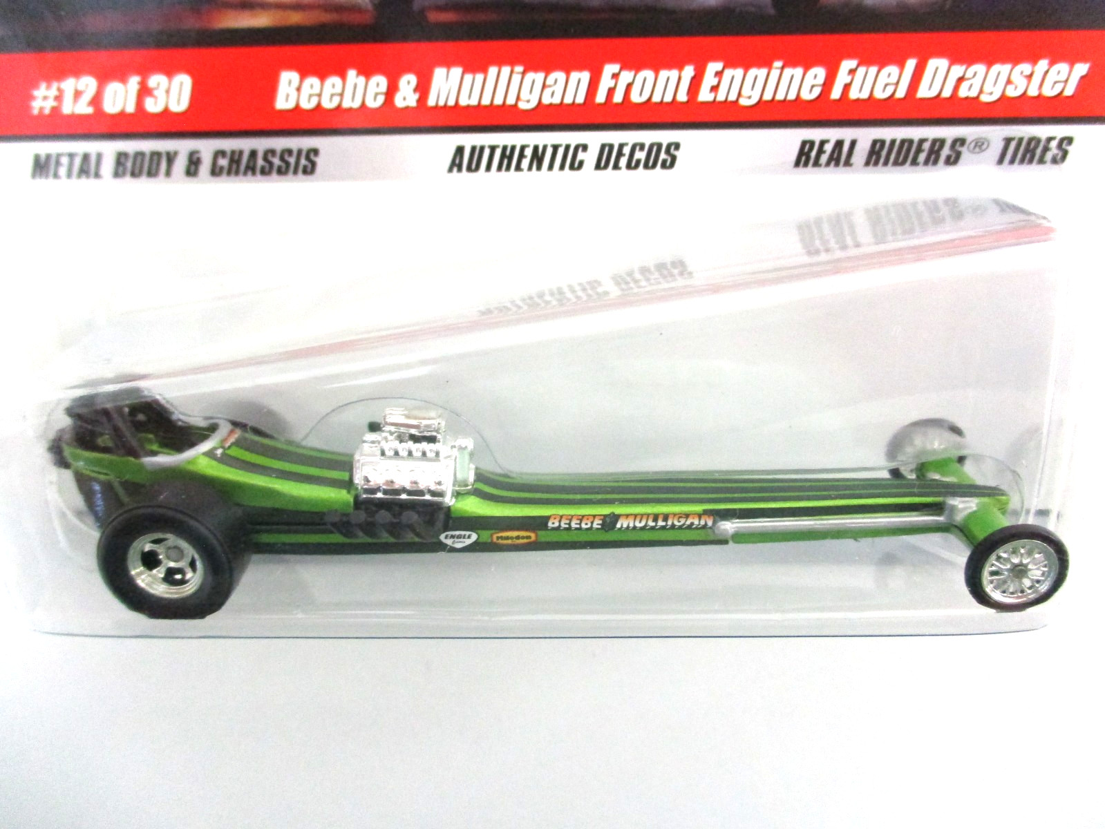 HOT WHEELS – DRAG STRIP DEMONS – BEEBE & MULLIGAN NHRA FRONT ENGINE DRAGSTER