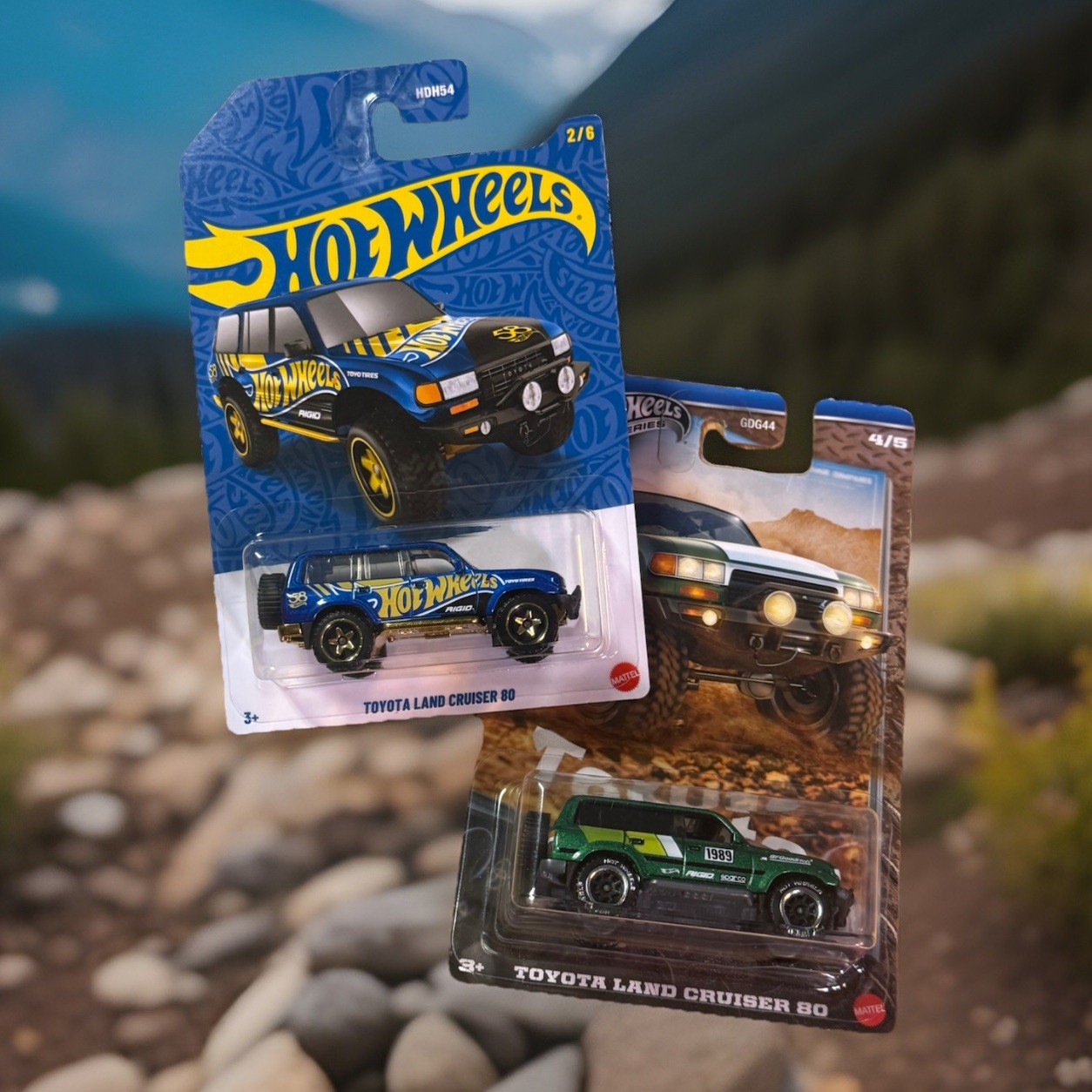 2026 Hot Wheels Anniversary + 2025 Silver Series Toyota LAND Cruiser 80 LOT 2