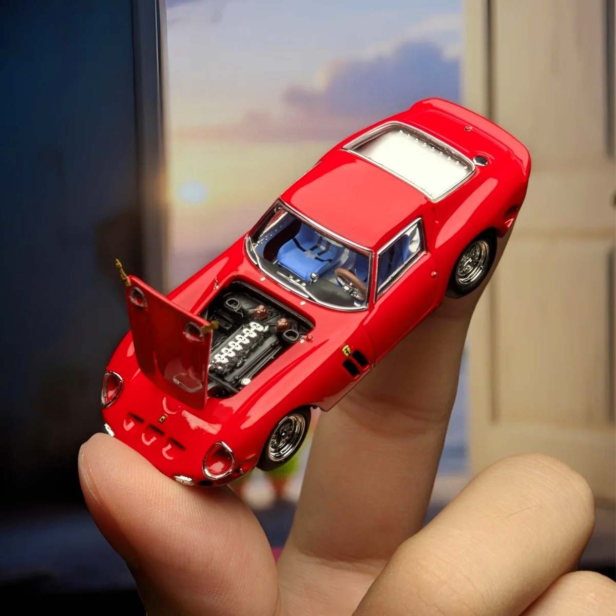 Classic Lover 1:64 Ferrari 250 GTO Red Alloy Diecast Car Model