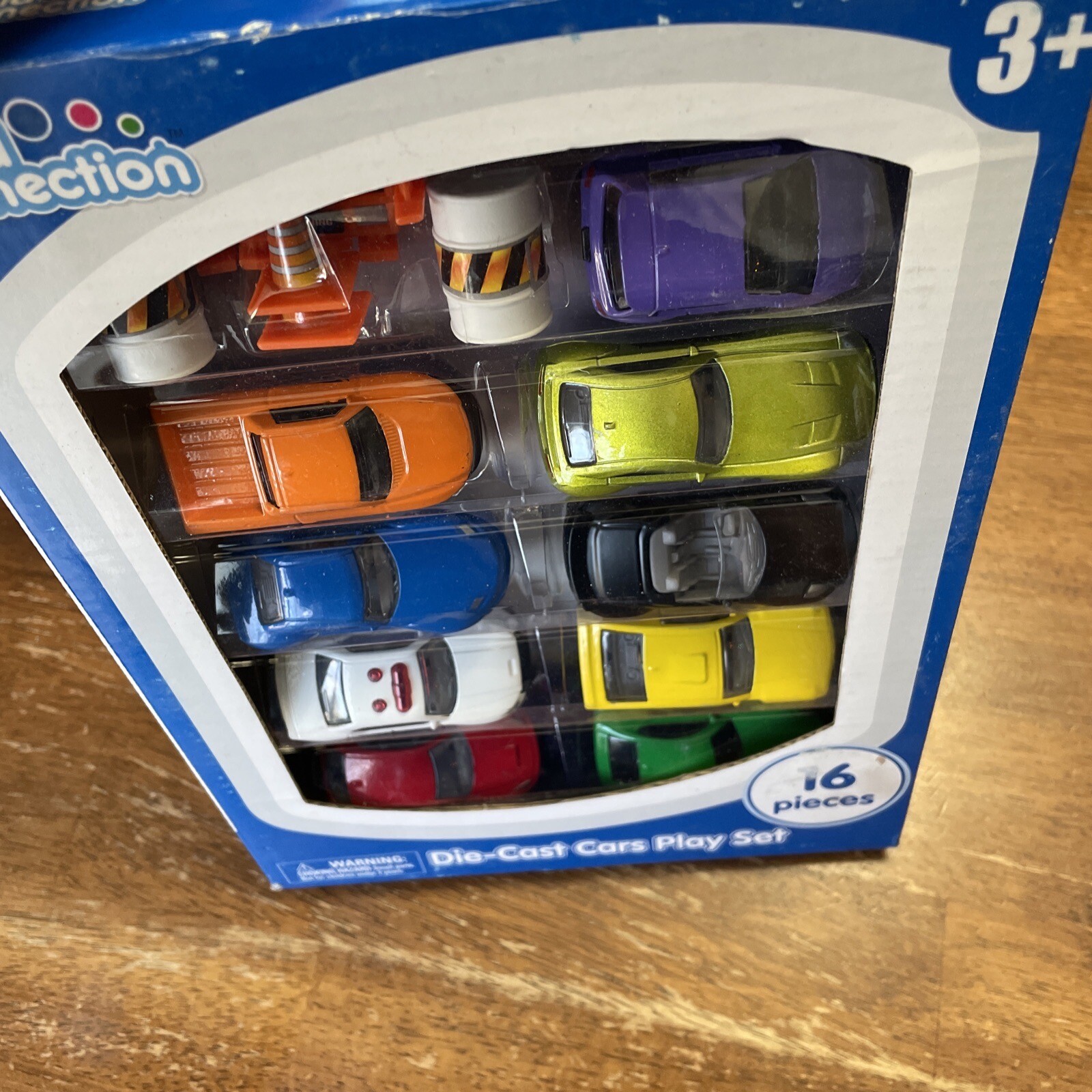 16 Pieces Die-Cast Cars Play Set Kid Connection Ages 3 and up