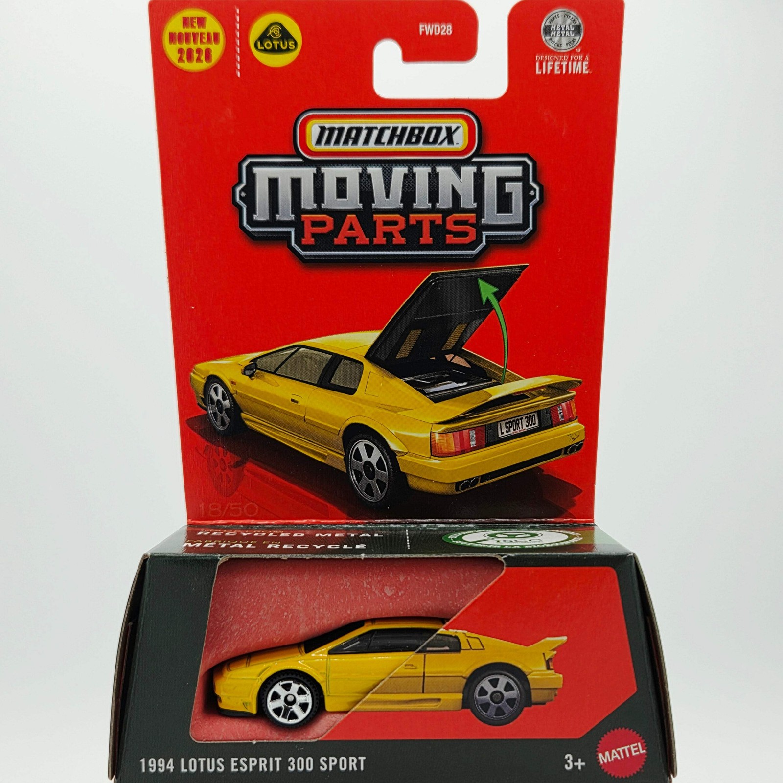 Matchbox – Factory Sealed Case – 2026 Moving Parts Case L Mix 3 (8 Vehicles)