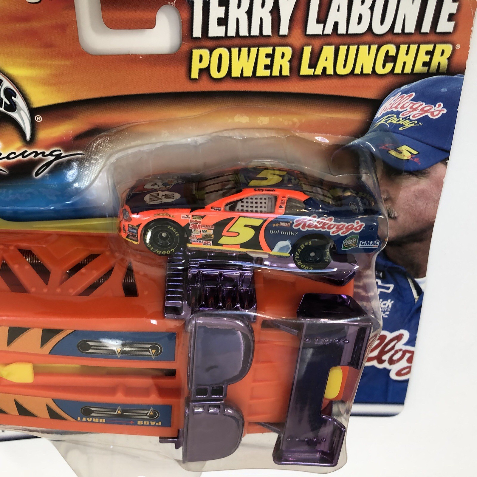 2002 Mattel Hot Wheels Racing 1:64 NASCAR Terry Labonte Power Launcher Toy New