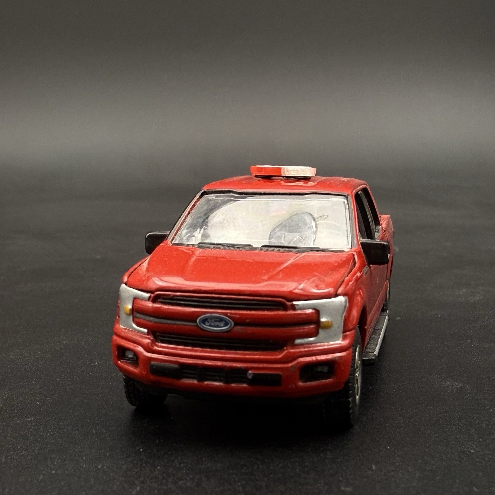 2 Pack 1/64 Mini Whelen Edge Red Clear Lightbar Gray Top Cover Police Fire EMS