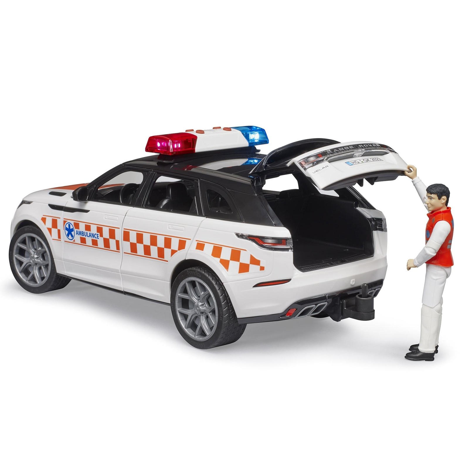Bruder 1/16 Range Rover Velar Emergency Vehicle with Driver 02885