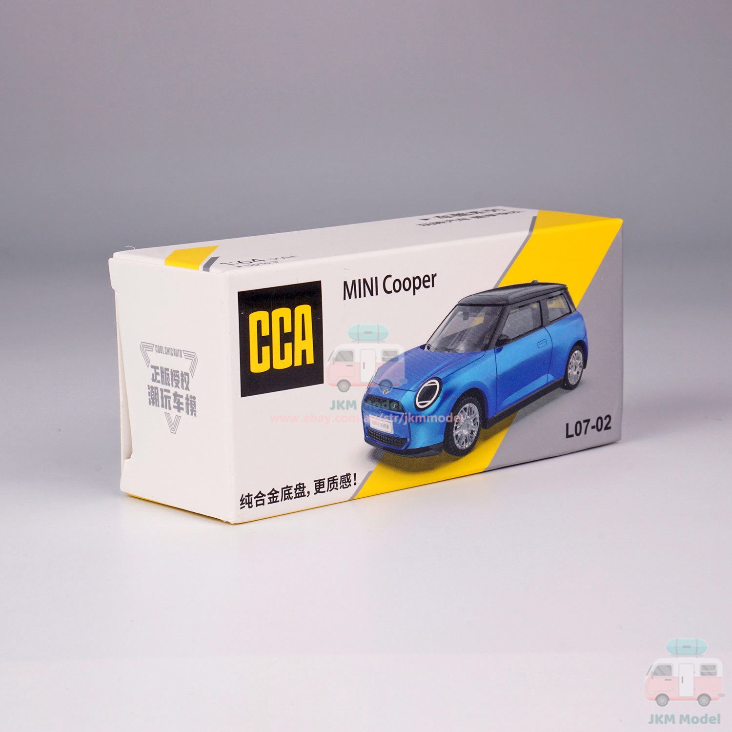 1:64 Mini Cooper S Model Car Alloy Diecast Toy Vehicle Collection Kid Gift Blue