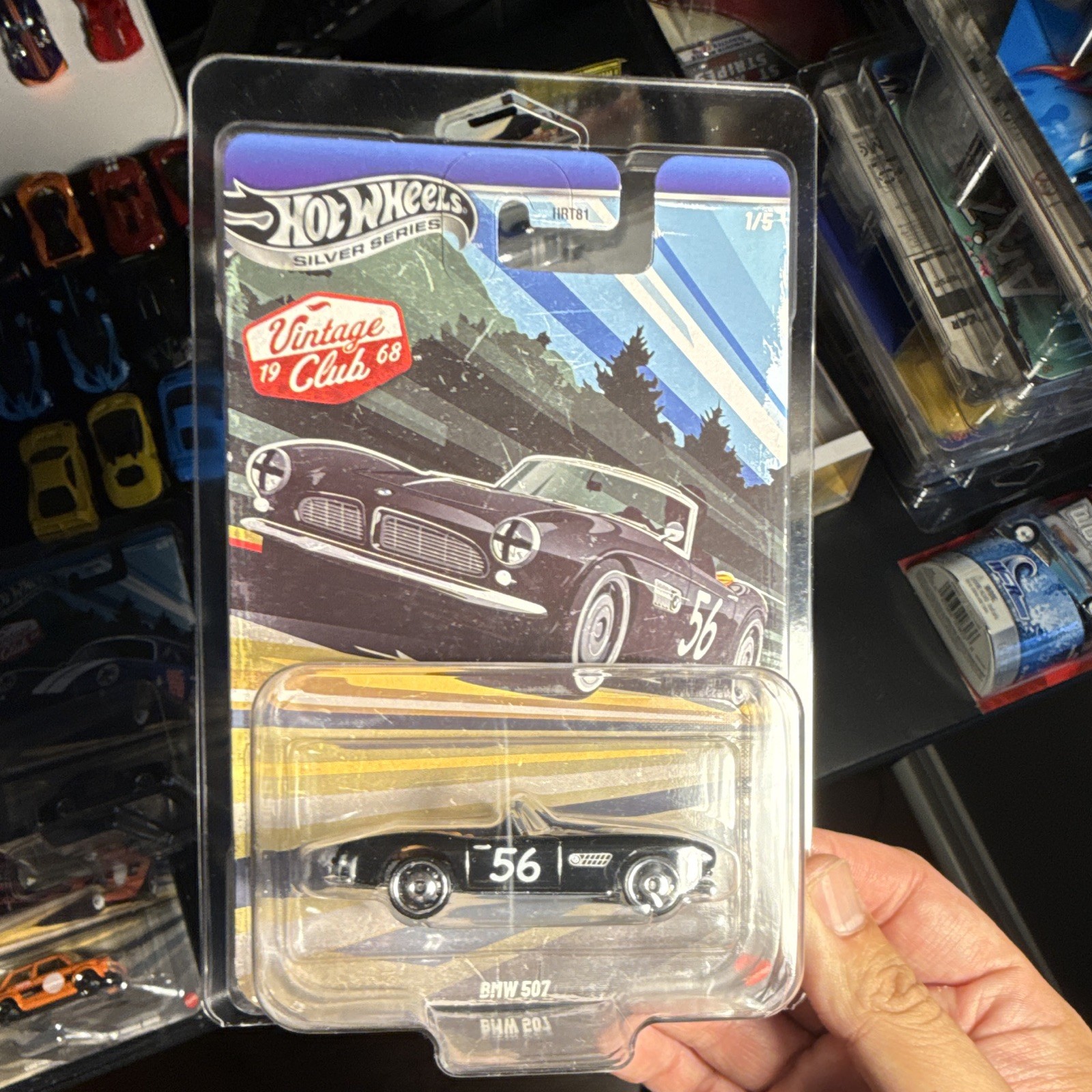 Hot Wheels Silver Series Vintage 19 Club 68 Set of 5 Cars