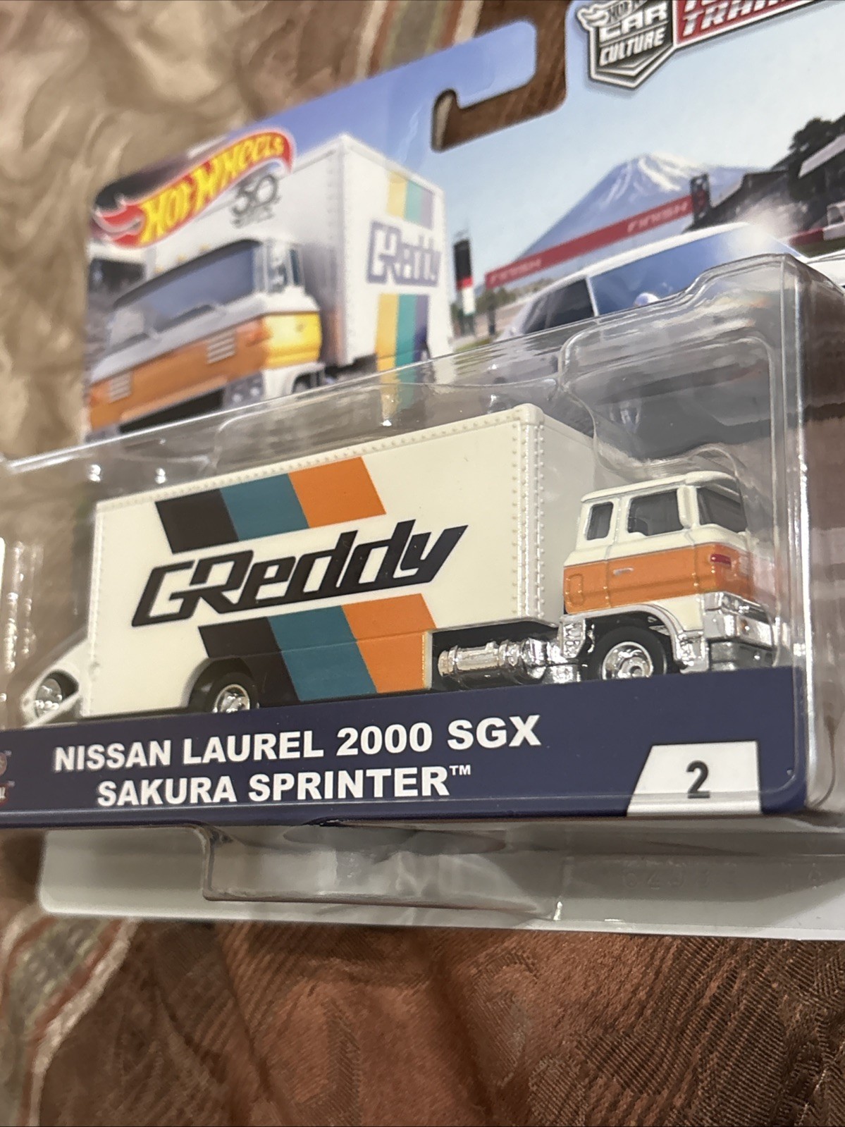 Hot Wheels Car Culture Team Transport Nissan Laurel 2000 SGX Sakura Sprinter # 2