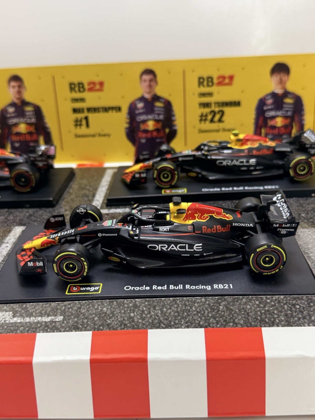Bburago Red Bull Formula 1 F1 Die-Cast Model All New Styles Cars, Limited Burago