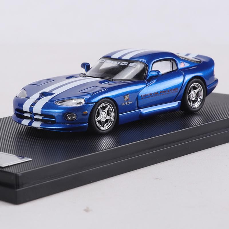 1:64 1993 Dodge Viper Roadster Hardtop Diecast Alloy Model Car Toy