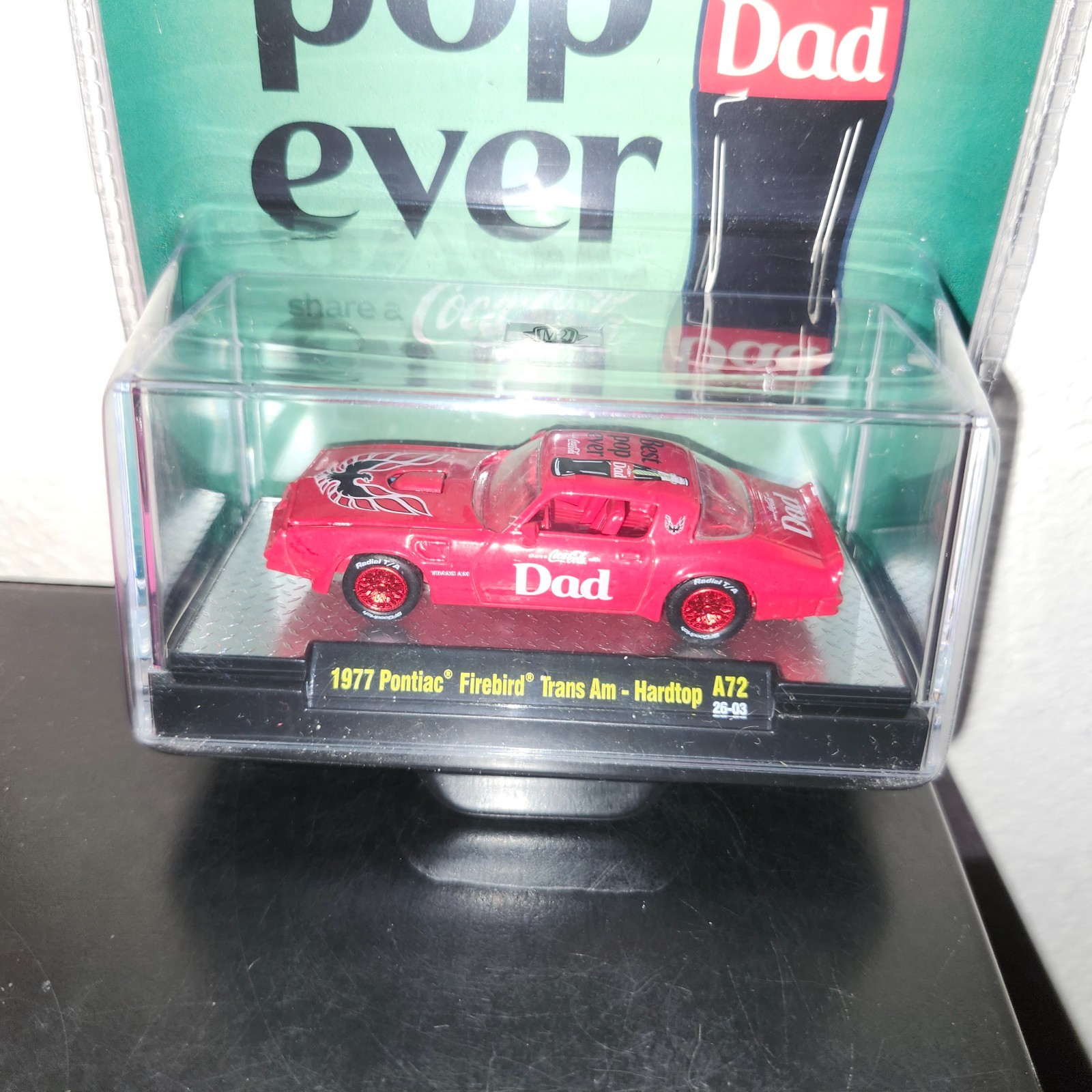 M2 Machines 1977 Pontiac Firebird Trans Am Hardtop – A72 “Dad” Chase 1/750
