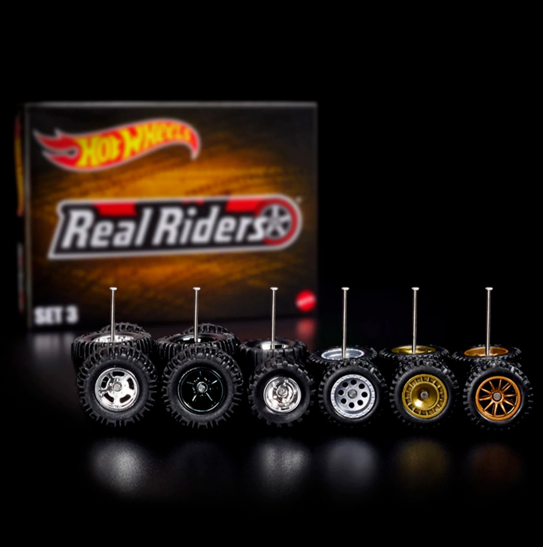 LOT OF 4 2022 HOT WHEELS RLC REAL RIDERS WHEEL PACK SETS – 1, 2, 3, 4