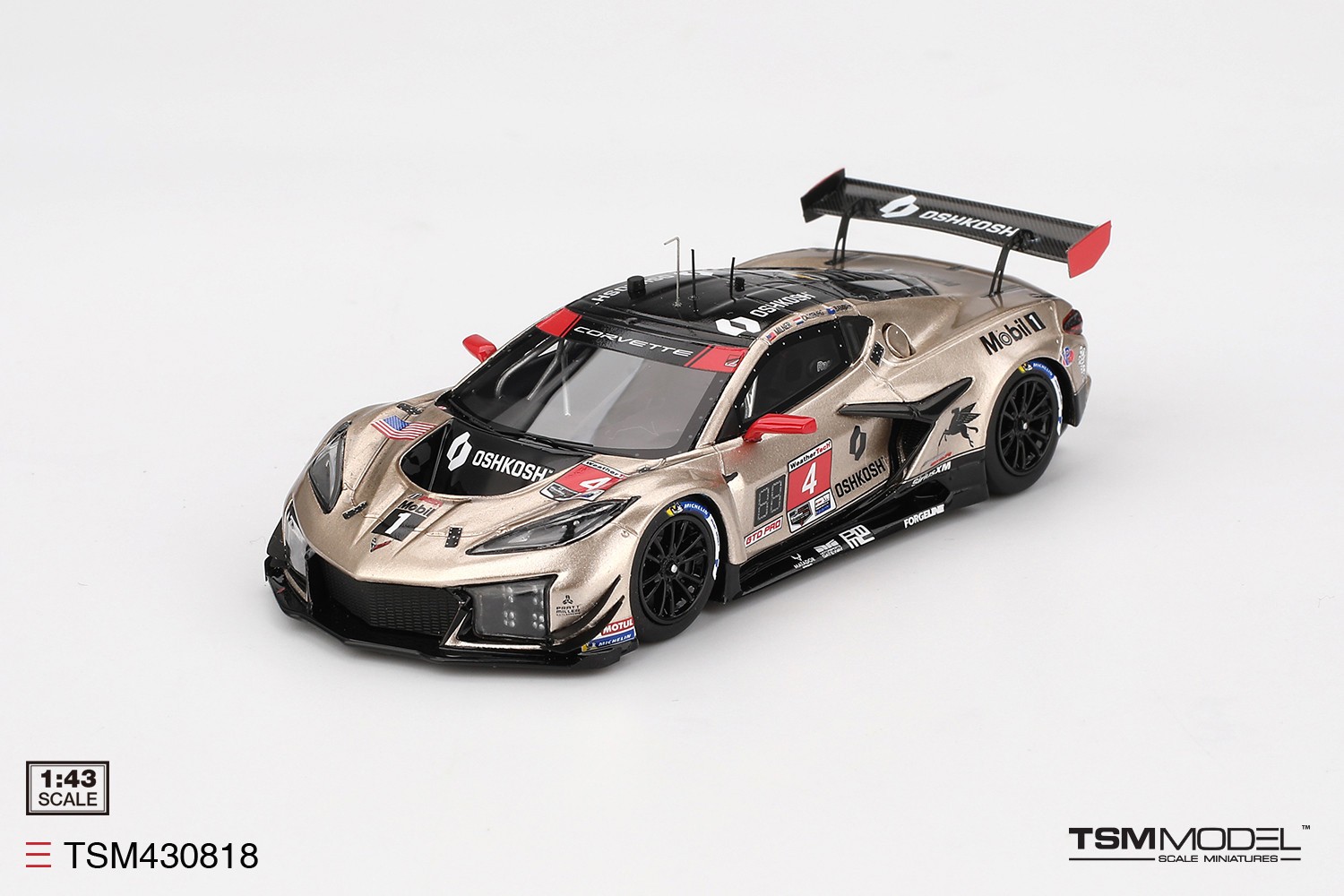 TSM-Model Chevrolet Corvette Z06 GT3.R – 2024 12hr Sebring 1:43 Car TSM430818