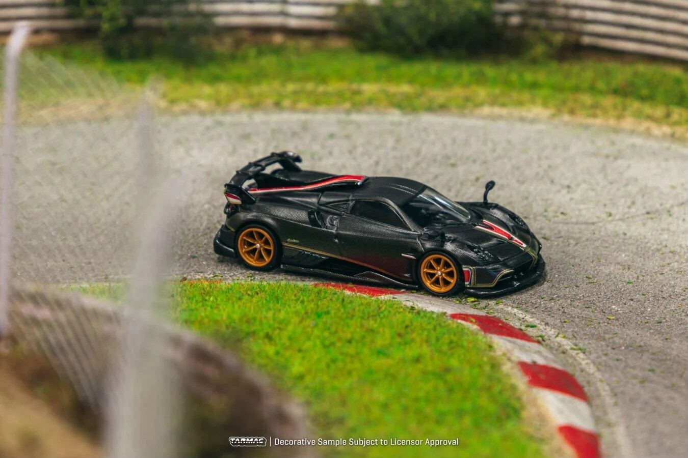1/64 Tarmac Works Pagani Imola Limited Edition Matt Black Carbon Fiber