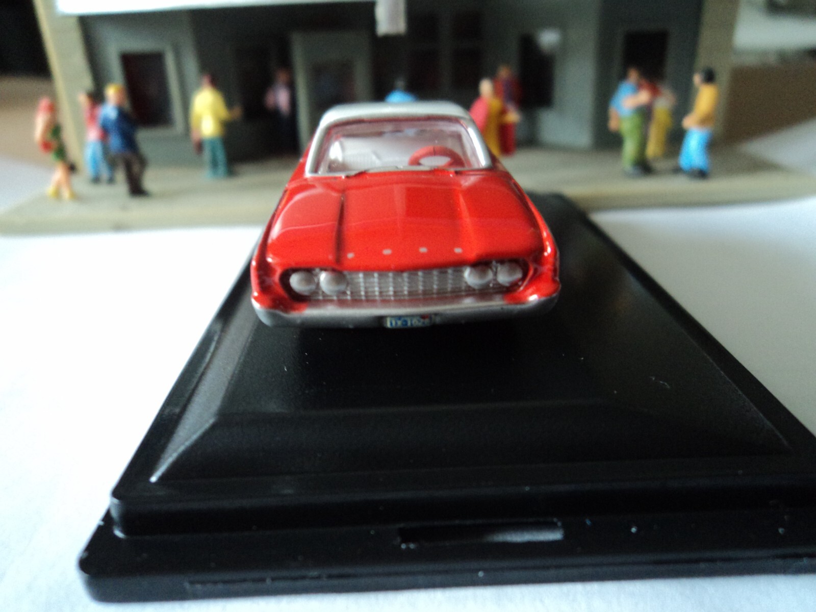 Oxford 1960 FORD Fairlane Sedan 500 Town Red 1/87 HO diecast