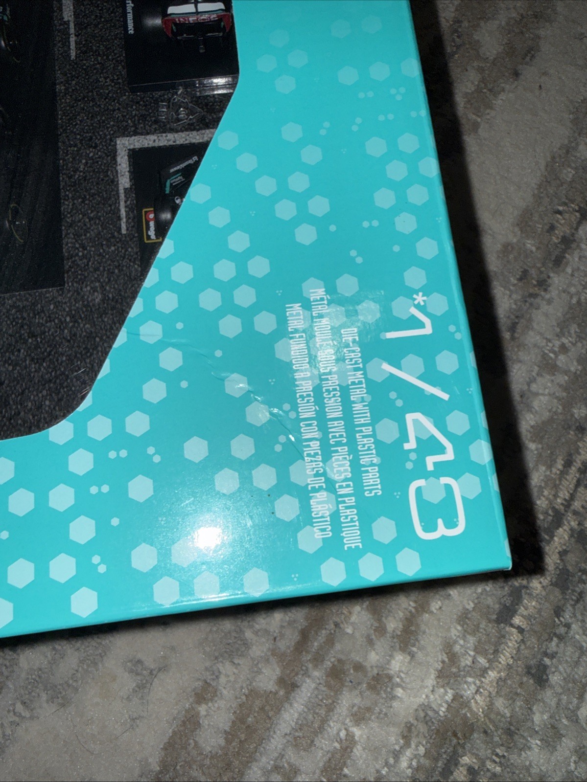 New Burago Mercedes AMG Petronas Racing Formula 1 F1 1:43 Scale Die Cast 6 Pack!