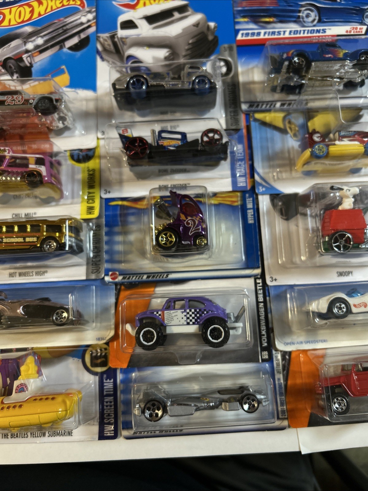 Hot Wheels Lot Of 25 Cars- Various Years, Sets, Series And Models – Unopened