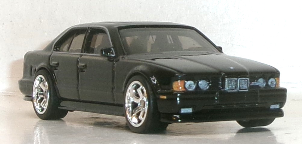 LOOSE 2023 HOT WHEELS PREMIUM 1:64 BLACK ’91 BMW M5 E34 WHEEL SWAP REAL RIDERS