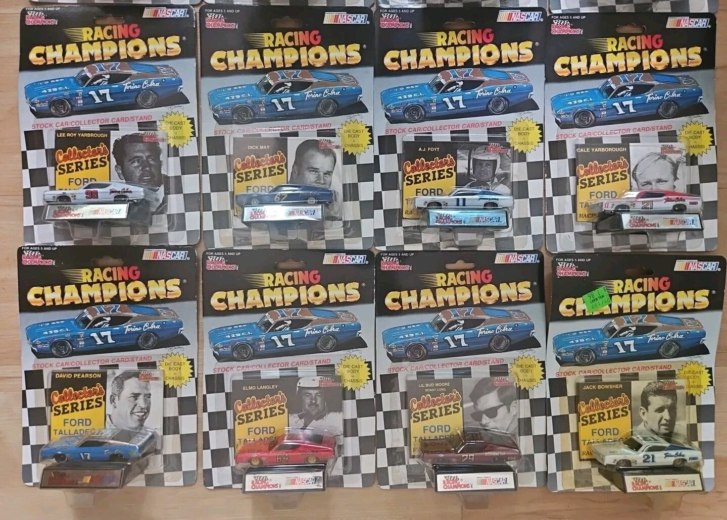 12X NEW NASCAR RICHARD PETTY DON ALLISON FORD TALLADEGA DIECAST 1:64 CARS! S115