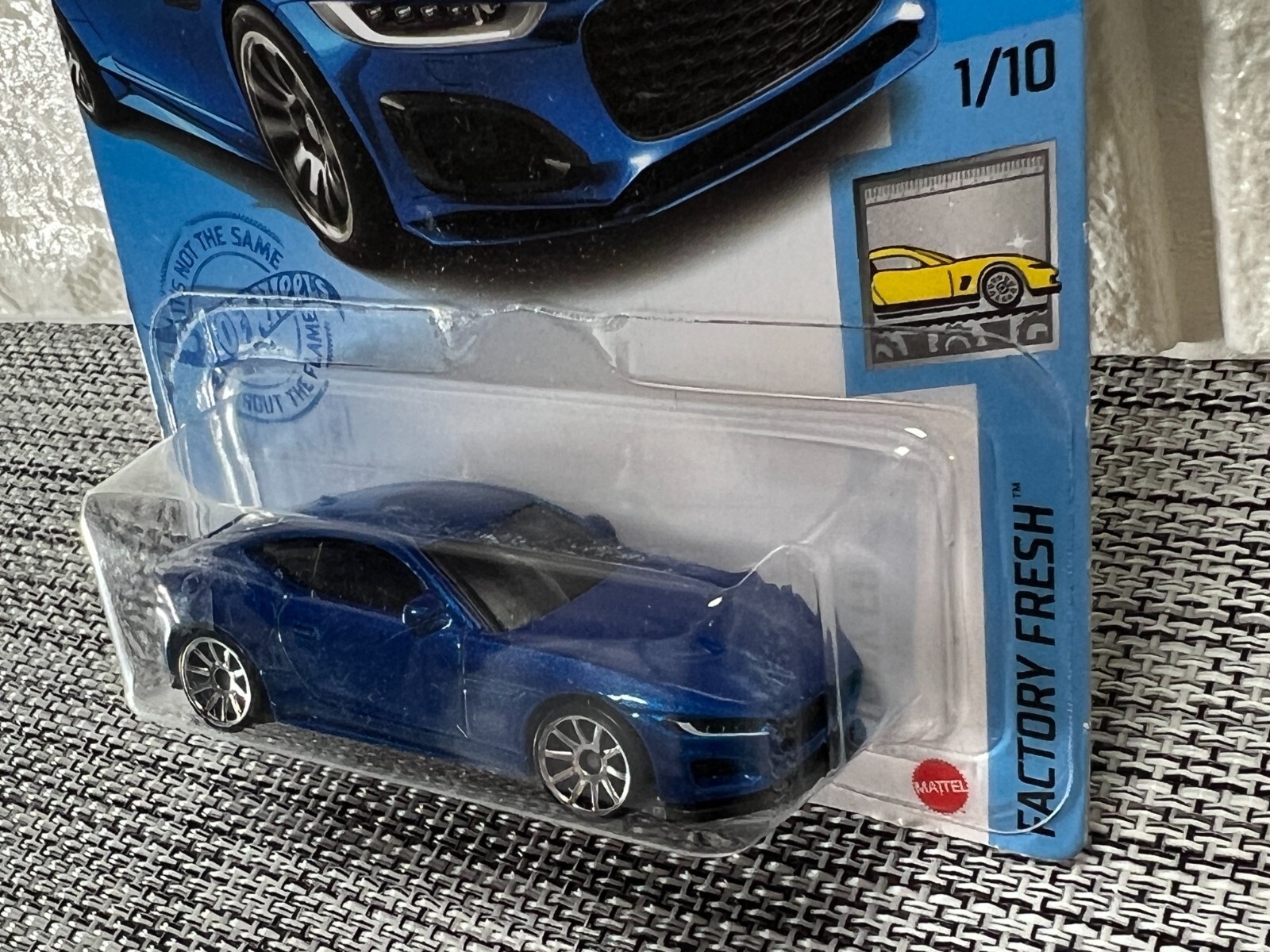 Hot Wheels Factory Fresh 1/10 2020 Jaguar F-Type 25/250 New For 2021 Blue