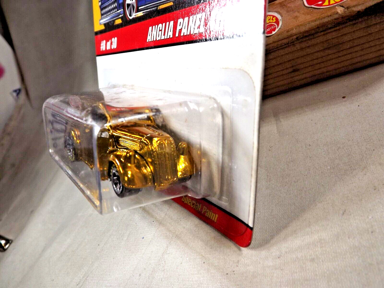 2005 Hot Wheels Classics Series 2 8/30 ANGLIA PANEL TRUCK Gold w/GDYR 5 Spokes