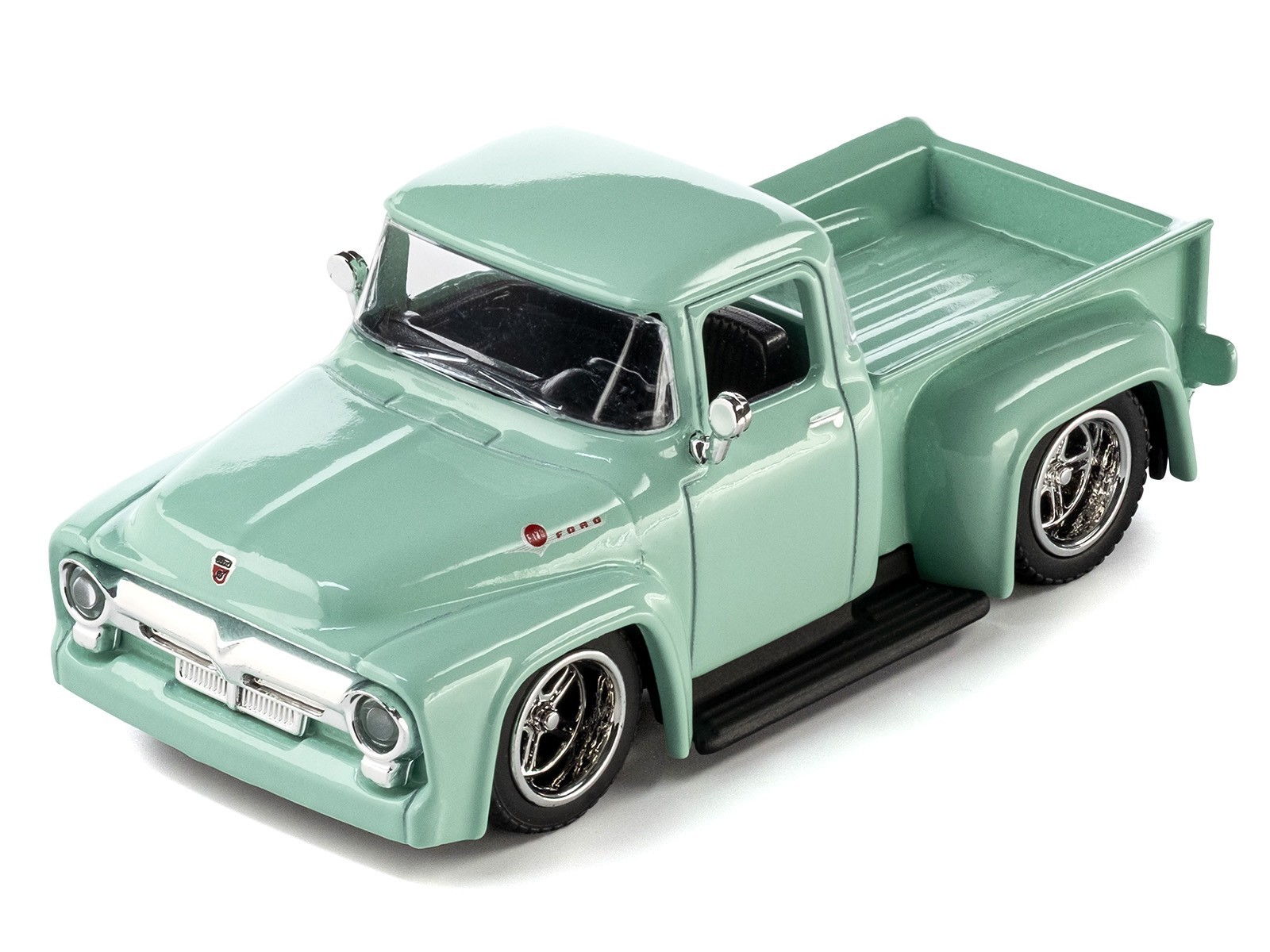 1956 FORD F-100 PICKUP LIGHT GREEN 1/64 DIECAST MODEL BY MAJORETTE 8505001019