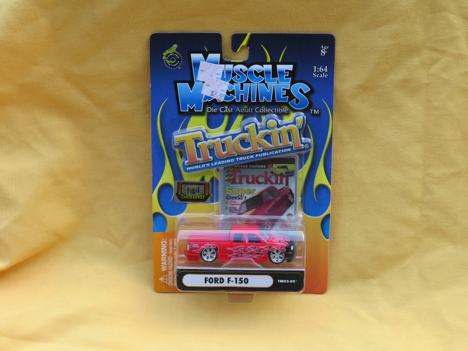 Muscle Machines Truckin Ford F-150 1:64 Die Cast Truck TM03-09 FUNLINE 2003 NIP