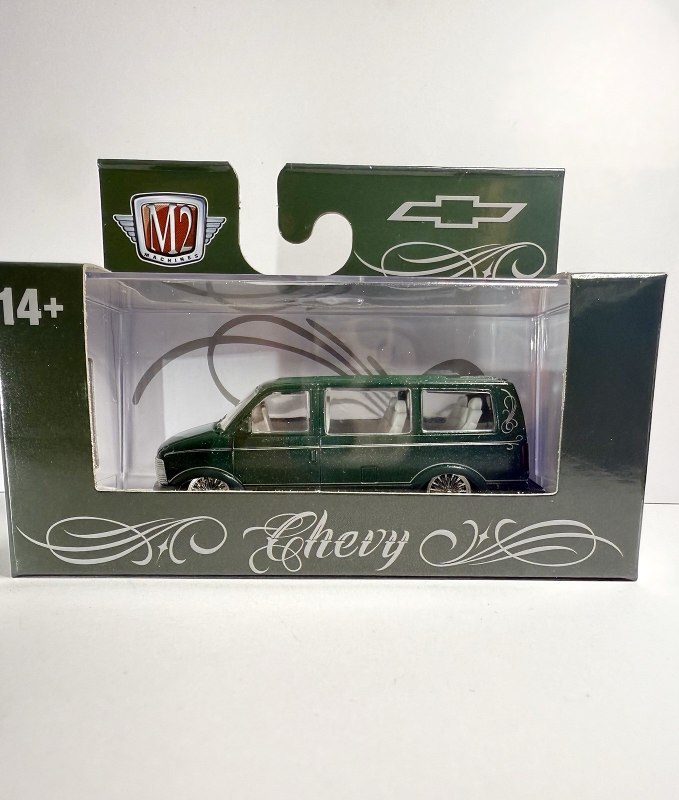 M2 Machines Chevrolet Van Diecast Model Green 14 Years & Up Collectible Toy