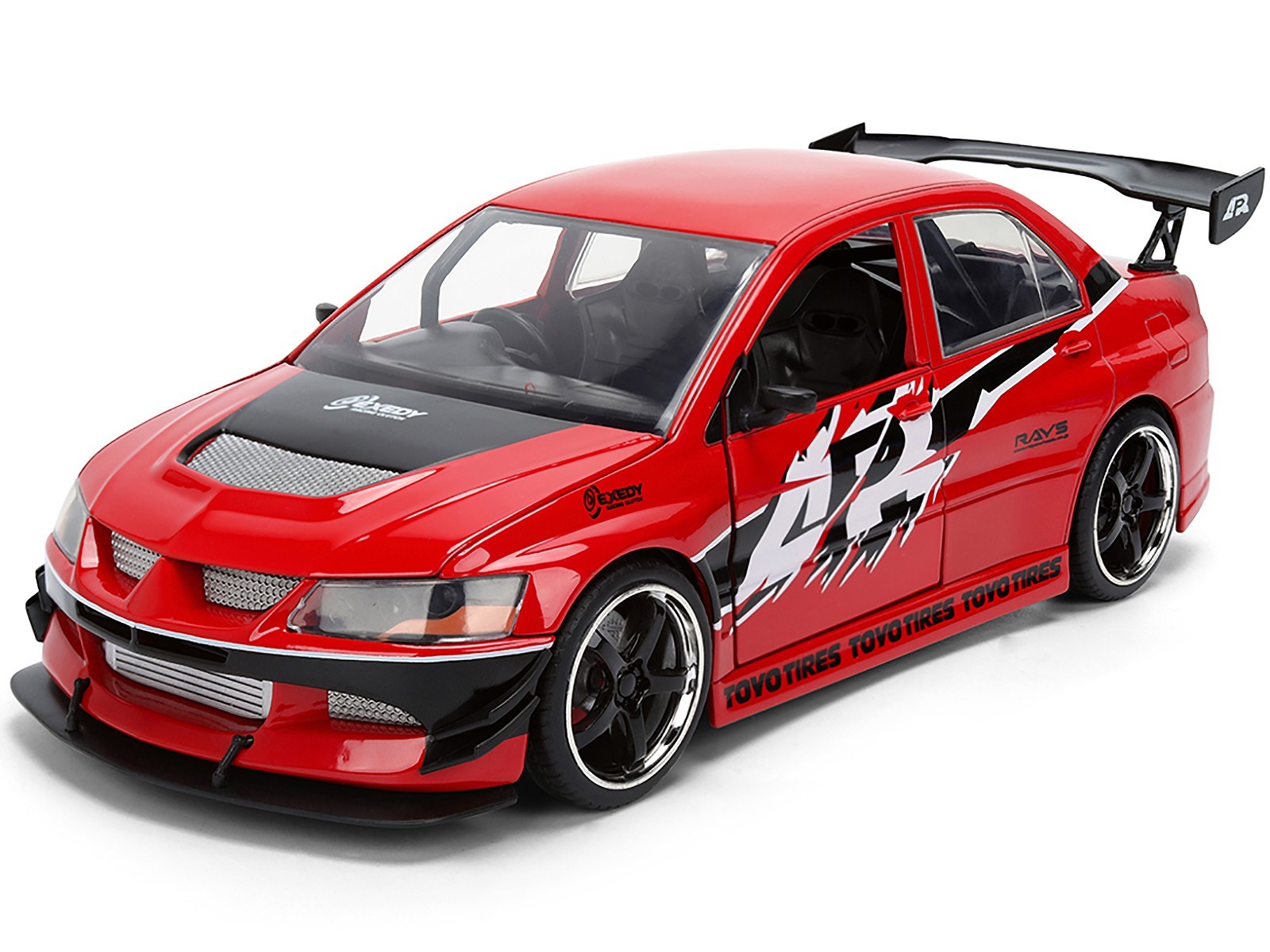 SEAN’S MITSUBISHI LANCER EVO IX RED “FAST & FURIOUS 25 YEARS” 1/24 BY JADA 36208
