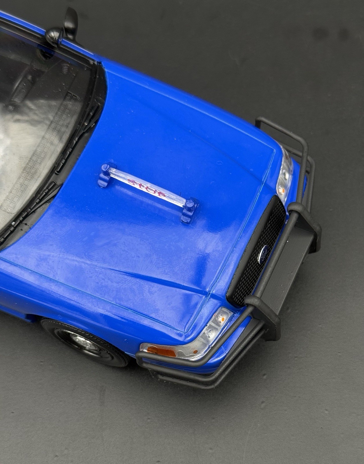 1/24 25 Go Rhino Wrap Around Push Bumper Pushbar Motormax Greenlight Crown Vic