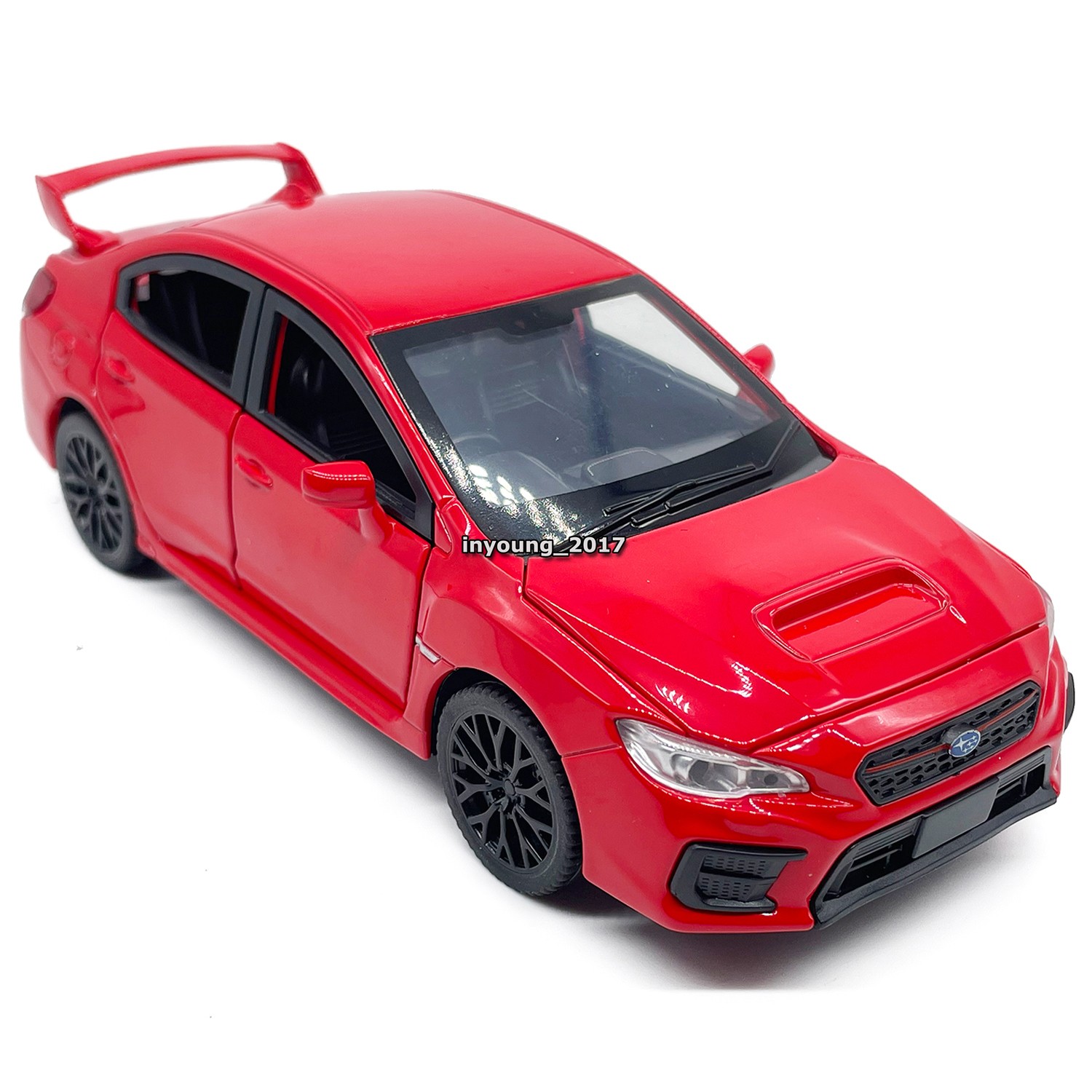 1/30 Subaru WRX STI Model Toy Car Diecast Toy Vehicle Boys Toys Kids Gifts Red