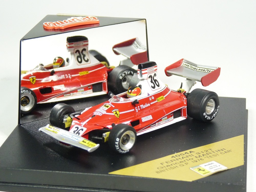 Quartzo 4054A 1/43 1976 Ferrari 312T F1 British Grand Prix Diecast Model Car
