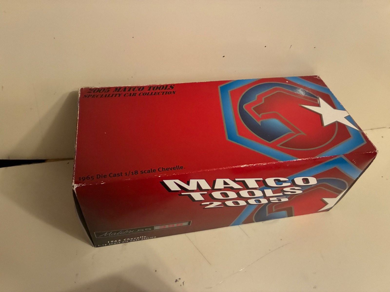 1965 Chevrolet Chevelle RED Limited Edition 1:18 MATCO TOOLS IN BOX