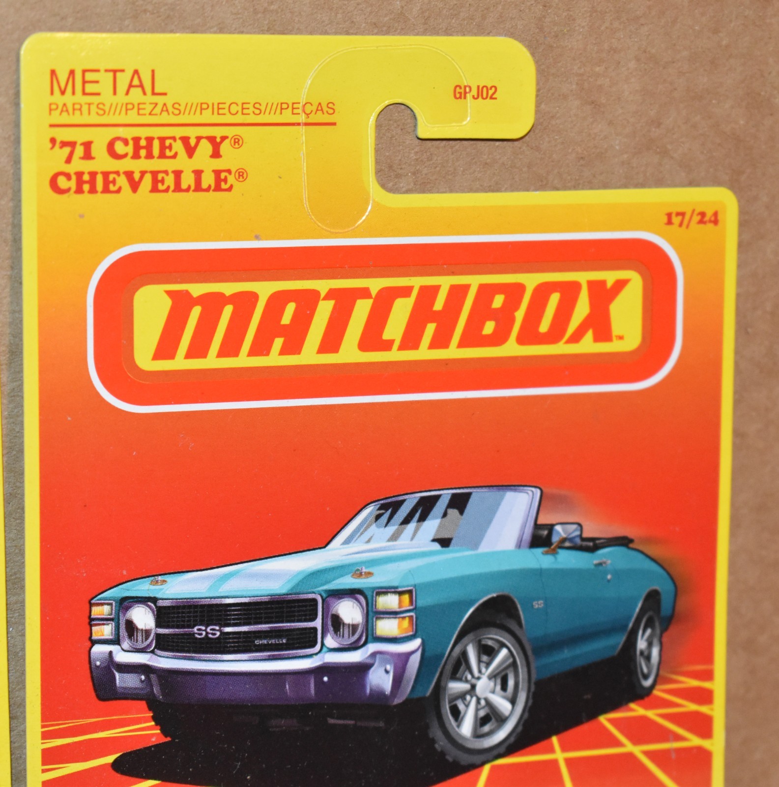 MATCHBOX 1971 CHEVY CHEVELLE 17/24 LOT OF 2 NEW
