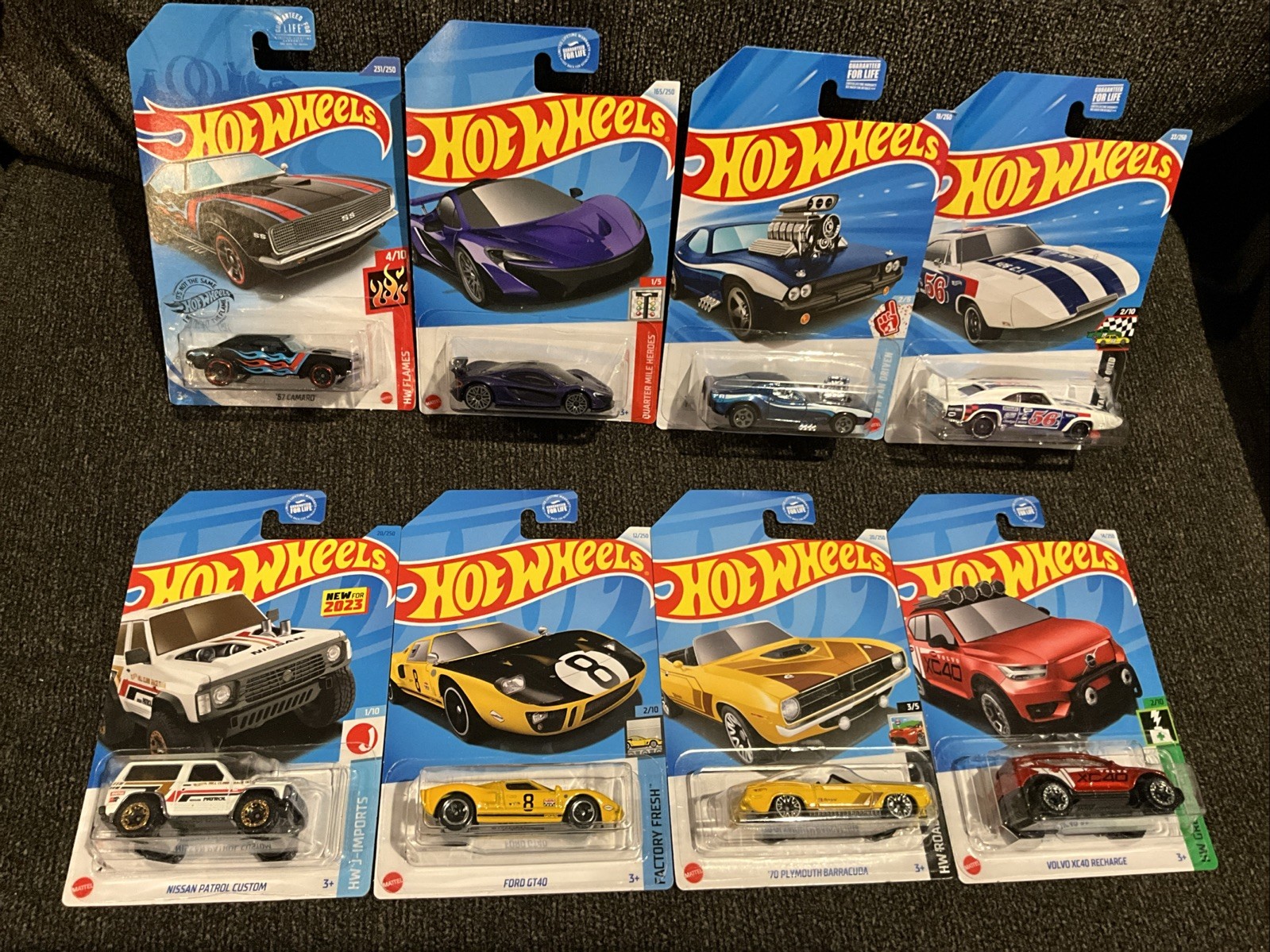 Hot Wheels Kroger Exclusive Different Years Camaro, Daytona, Ford, Nissan Lot 8