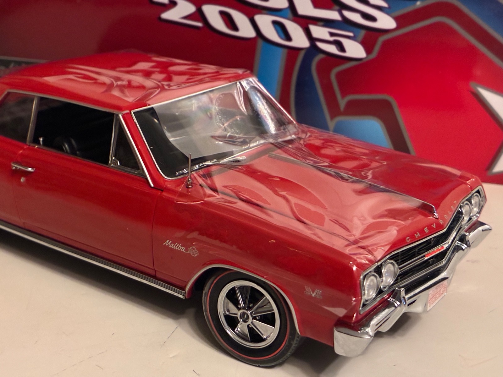 1965 Chevrolet Chevelle RED Limited Edition 1:18 MATCO TOOLS IN BOX