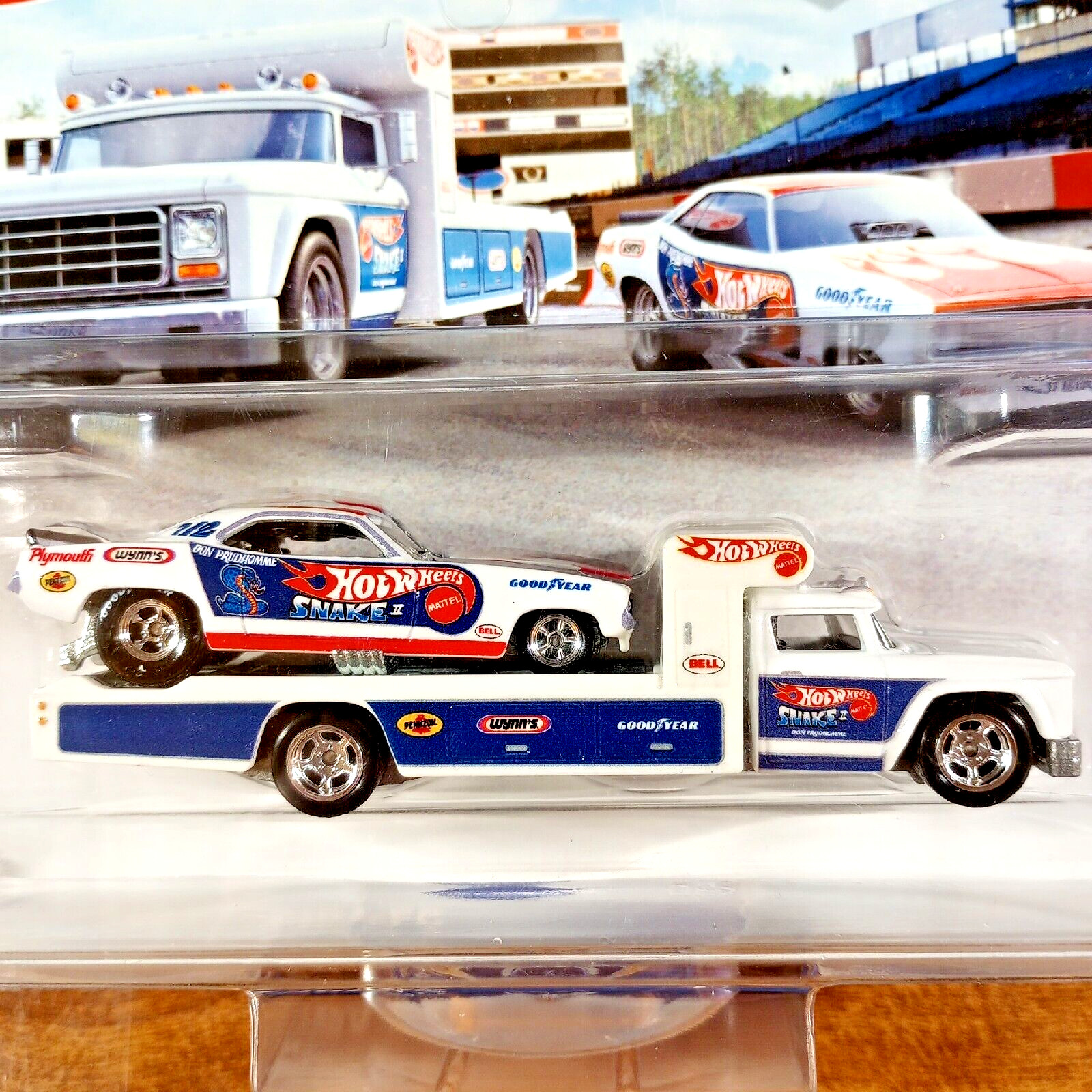 Hot Wheels Premium Car Culture Team Transport Snake 2 ’72 Plymouth Cuda F/C Rig