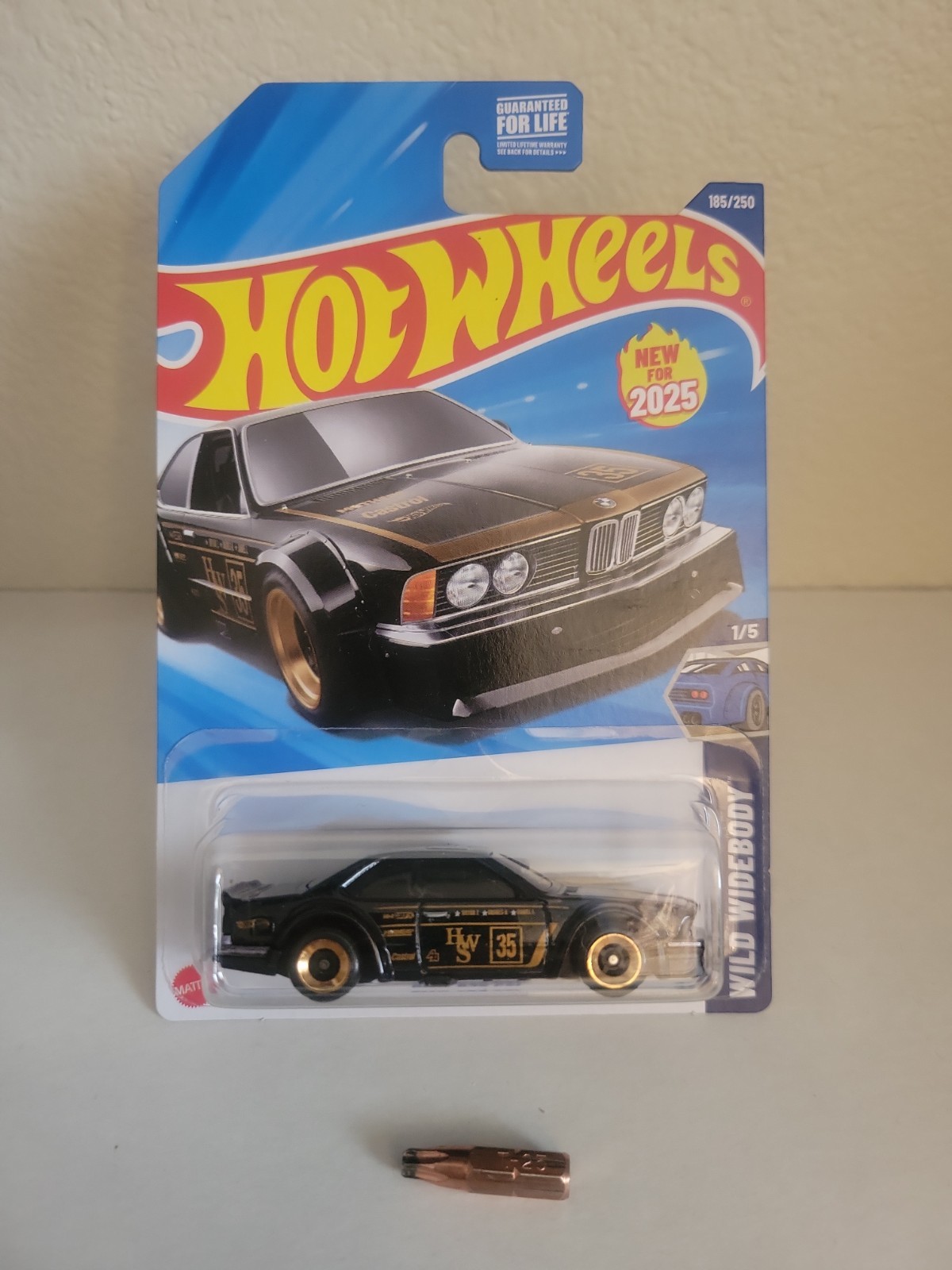 2025 Hot Wheels #185 Wild Widebody BMW 635 CSi black